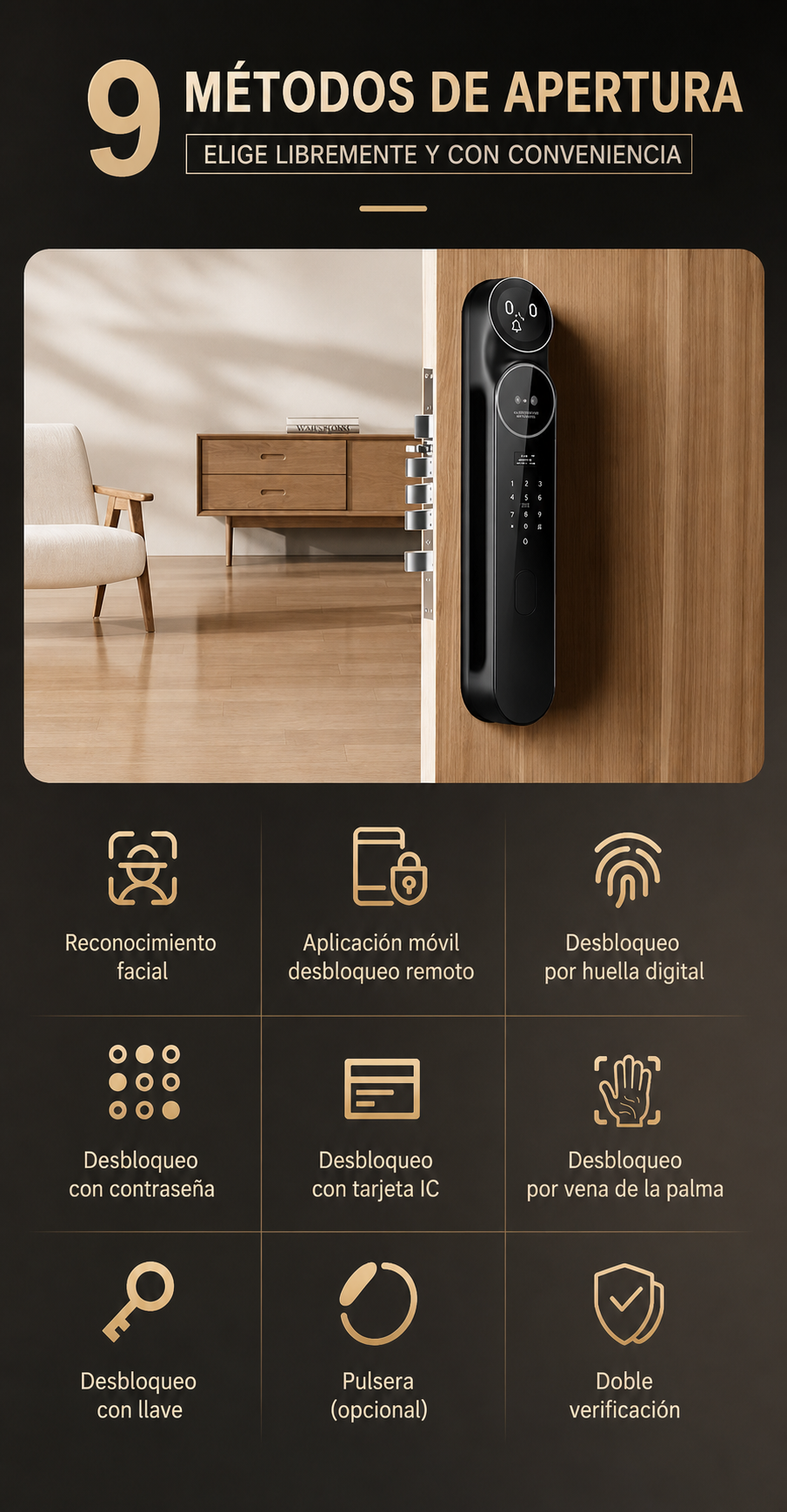 Cerradura Inteligente Smartix K950